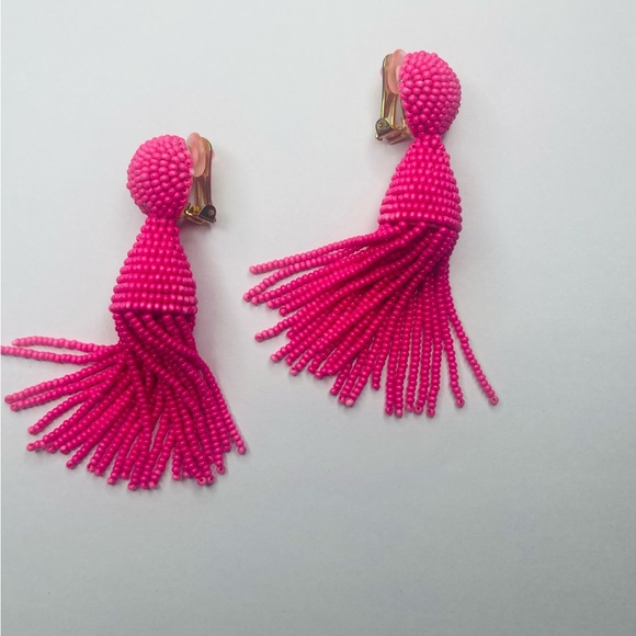 Oscar de la Renta Signature Tassel Earrings - Picture 9 of 11